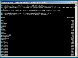 PowerShell v2 running on Windows Server 2008 Server Core