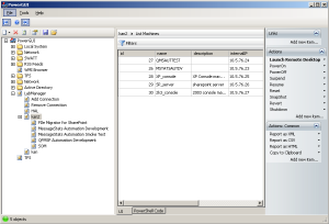 Managing VMware LabManager from PowerGUI and PowerShell